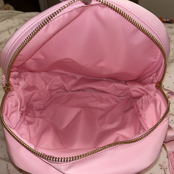 Stoney Clover Lane Flamingo Pink backpack with letter “C” iron on - Picture 6 of 9